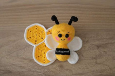 Amigurumi Küçük Arı Türkçe Tarif / Amigurumi Little Bee English Pattern