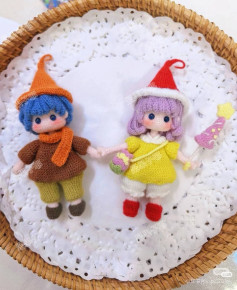 Amigurumi Wizard Couple Crochet Pattern