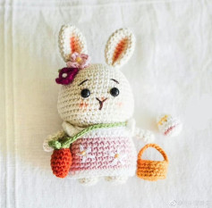 Autumn Chubby Rabbit Amigurumi Crochet Pattern