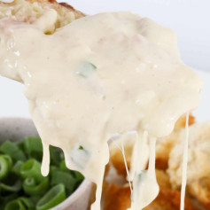 Bacon and Cheese Cob Loaf: Hot, Cheesy, Creamy Party Dip Recipe