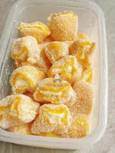 Bánh cuốn khoai lang nhân phô mai dừa