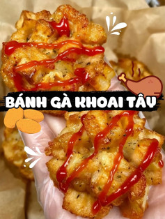 Bánh Gà Khoai Tây Chiên Giòn Ngon Ngất Ngưởng