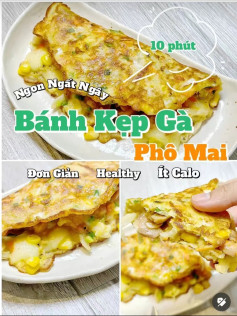 Bánh Kẹp Gà Phô Mai Ngon Ngất Ngây,Healthy,Ít Calo