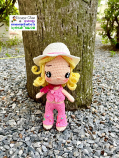 แผนผังถักตุ๊กตาบาร์บี้ Barbie Amigurumi