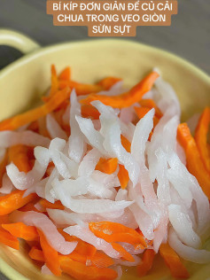 Bí Kíp Đơn Giản Để Củ Cải Chua Trong Véo Giòn Sần Sật