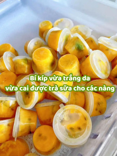 Bí kíp làm trà sữa chanh leo và kim quất giúp trắng da, cai nghiện trà sữa
