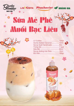 Bộ công thức pha chế đồ uống Tết độc đáo: Sữa Mè Phê, Choco Muối Hồng, Thanh Liên Tử và Vị Giao Mùa