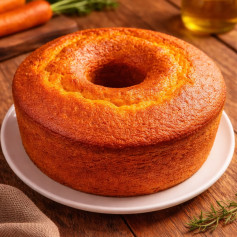 Bolo de Cenoura Super Úmido (Sem Cobertura)