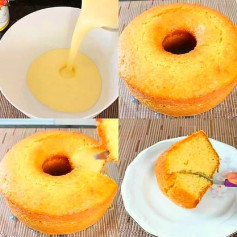 Bolo delicia de Iogurte: Receita simples e deliciosa com ovos, óleo e iogurte natural integral