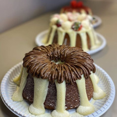 Bolo Vulcão de Leite Ninho com Nutella