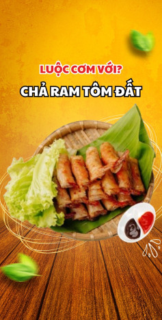 Cách làm Chả Ram Tôm Đất cuốn bánh tráng giòn rụm, nhân thịt ba chỉ và đậu phộng