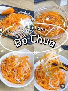 Cách Làm Đồ Chua Củ Cải Trắng Cà Rốt Ngọt Ngon