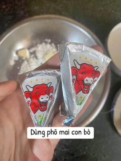 Cách làm phô mai viên chiên giòn từ phô mai con bò cười