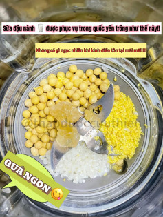 Cách làm sữa đậu nành cổ điển ngon tuyệt vời tại nhà với gạo, hạt kê và đường phèn