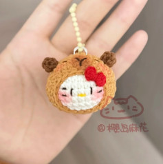 Capybara Kitty Mochi Amigurumi Crochet Chart Pattern