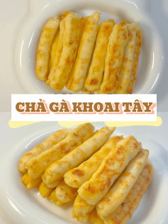 Chả Gà Khoai Tây: Món ăn dặm dinh dưỡng, ngon miệng cho bé với nguyên liệu đơn giản