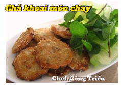 Chả khoai môn chay: Công thức làm món ăn ngon từ khoai môn, khoai tây và đậu hũ giòn rụm