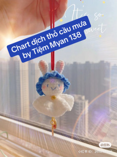 Chart dịch Thỏ Cầu Mưa - Hướng dẫn móc len chi tiết