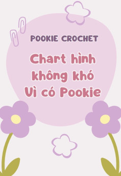 Chart hình móc len sóng nước Pookie Crochet
