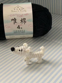 Chart hướng dẫn móc len chó mini dễ thương - Tiệm Len Nhà Thỏ