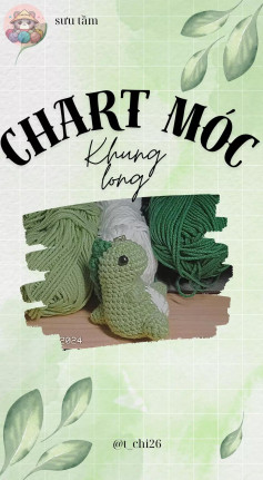 Chart Móc Khung Long Xanh Lá