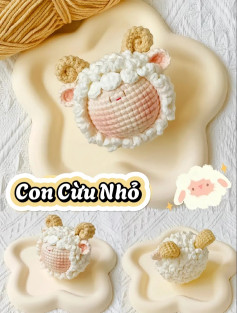 Chart Móc Len Bánh Bao Cừu Nhỏ Dễ Thương