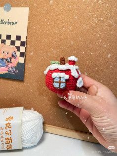 Chart móc len Bánh Nhà Táo - Hướng dẫn chi tiết từng hàng