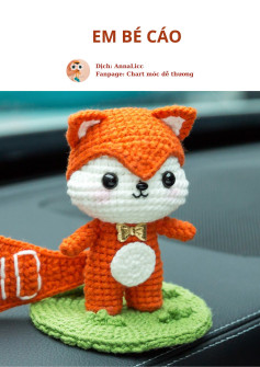Chart móc len Búp bê Cáo màu cam dễ thương