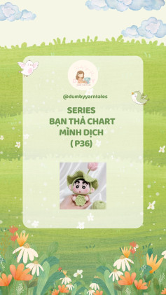 Chart Móc Len Búp bê Cu Shin Đội Mũ Hoa Sen