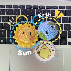 Chart Móc Len Mặt Trời Mini - Hướng Dẫn Chi Tiết