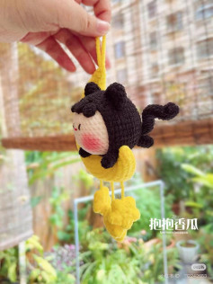 Chart Móc Len Miễn Phí: Búp bê Mèo Mặt Trăng và Thỏ Ngồi Tròn - Hướng dẫn từng hàng chi tiết