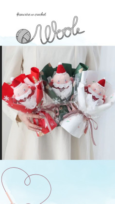 Chart Móc Len Ông Già Noel - Hướng Dẫn Chi Tiết Từng Phần