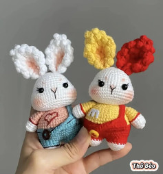 Chart Móc Len Thỏ Béo: Hướng Dẫn Chi Tiết Móc Đầu, Cơ Thể, Tai, Tay Và Đuôi