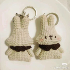 Chart móc len thỏ treo khóa dễ thương