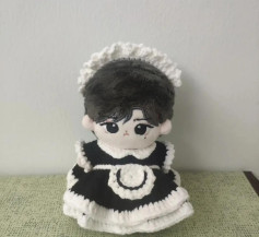 Chart móc trang phục hầu gái cho búp bê 10cm