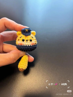 Chibi Police Officer Crochet Pattern Chart