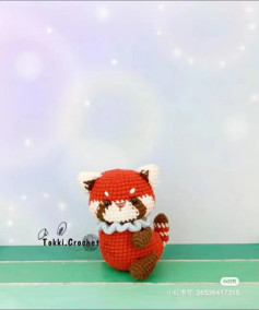 Chibi Red Panda Amigurumi Crochet Pattern with Step-by-Step Instructions