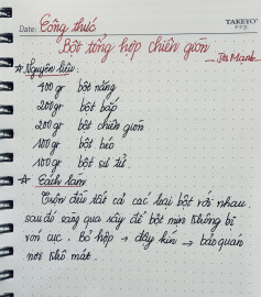 Công thức Bột tổng hợp chiên giòn ngon chuẩn nhà hàng với bột năng, bắp và sừ tử