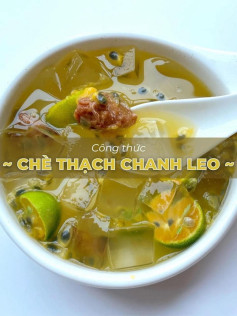Công thức Chè Thạch Chanh Dây và Tắc với Xí Muội