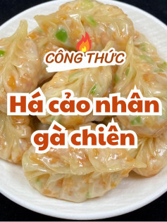 Công thức Há cảo nhân gà chiên