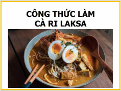 Công thức làm Cà ri Laksa với tôm, trứng lòng đào và nước cốt dừa