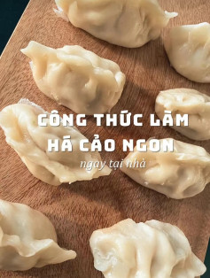 Công thức làm há cảo ngon tại nhà với nhân thịt băm và bắp cải