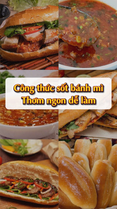 Công thức làm sốt bánh mì thịt ngon, đậm đà dễ làm tại nhà