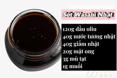 Công thức làm sốt Wasabi Nhật, sốt Mayo Mù Tạt Xanh và sốt Mù Tạt Mật Ong