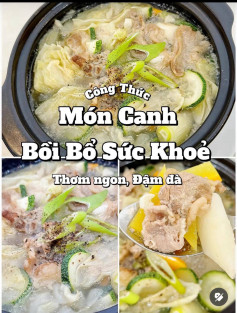 Công Thức Món Canh Bồi Bổ Sức Khỏe: Thịt bò Mỹ nấu rau củ thơm ngon, đậm đà