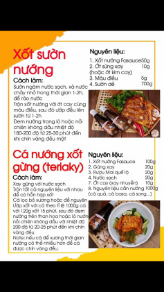 Công thức nấu ăn: Xốt sườn nướng và Cá nướng xốt gừng (teriaky)
