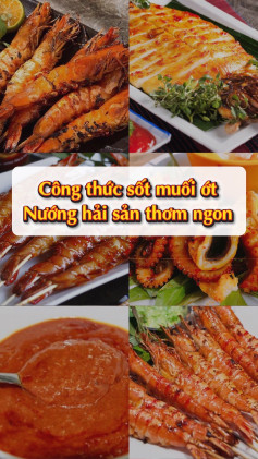 Công thức sốt muối ớt nướng hải sản thơm ngon với Lee Kum Kee và nước mắm Cô Bốn