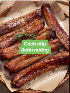 Công thức ướp sườn nướng ngon tuyệt với nước dừa tươi và gia vị đặc trưng