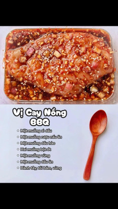 Công thức ướp thịt gà BBQ cay nồng với tỏi, ớt và vừng thơm ngon
