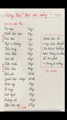 Công thức ướp thịt xiên nướng ngon bất bại với gia vị đậm đà